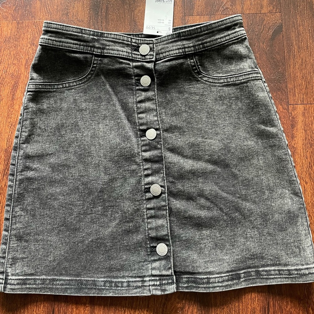 🖤 Black Denim Youth Skirt🖤